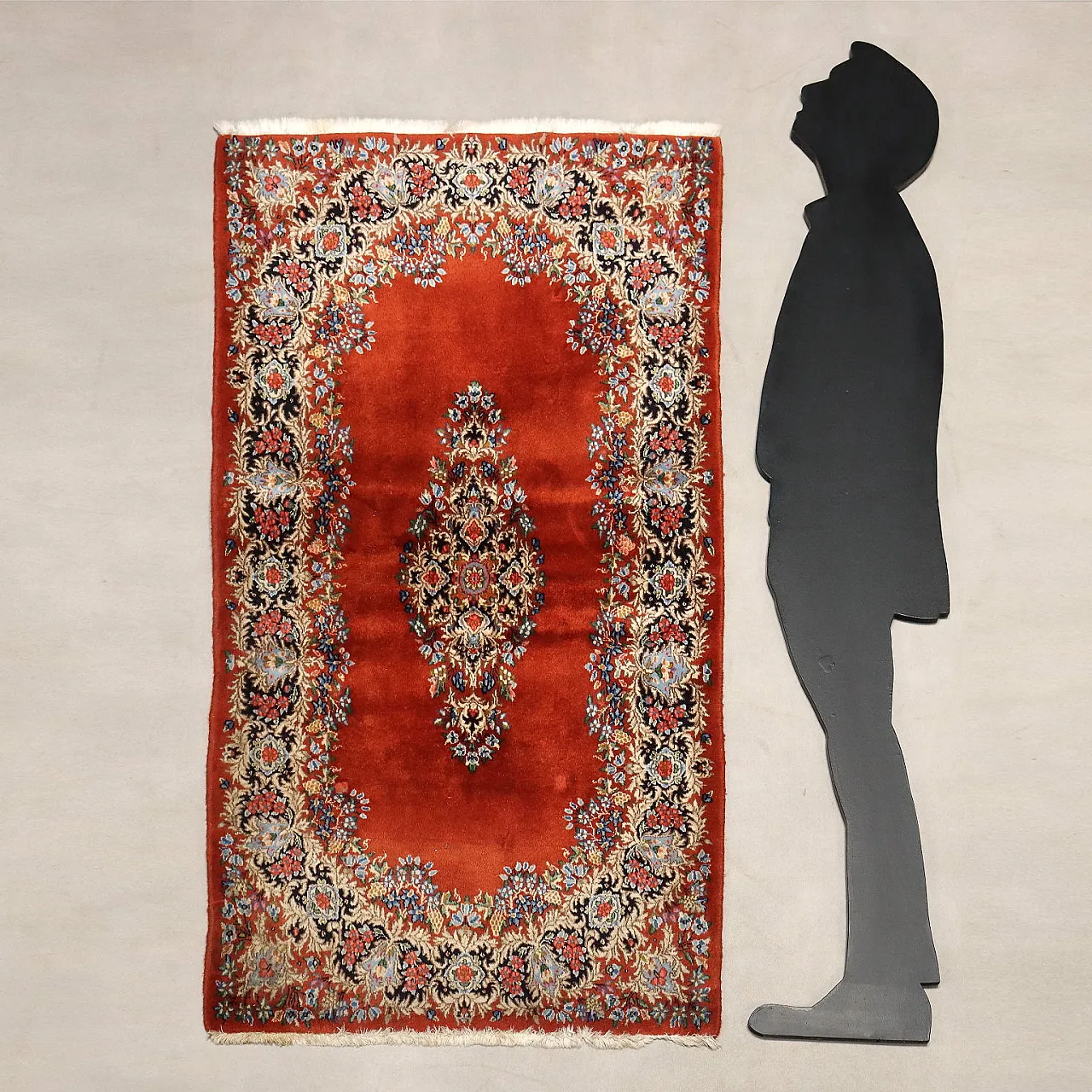 Tabriz carpet in cotton and wool, fine knot, handmade, 20th century 2