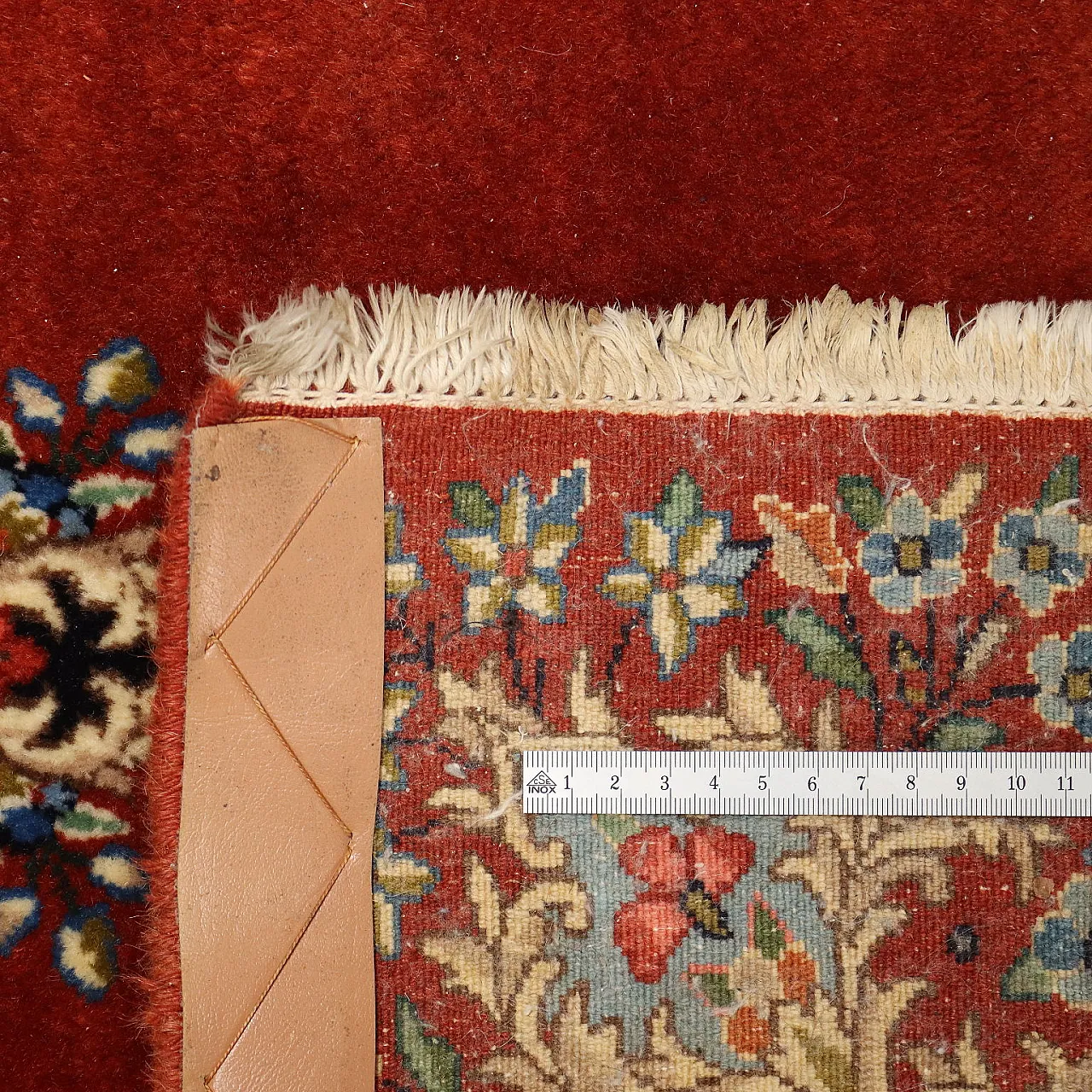 Tabriz carpet in cotton and wool, fine knot, handmade, 20th century 7