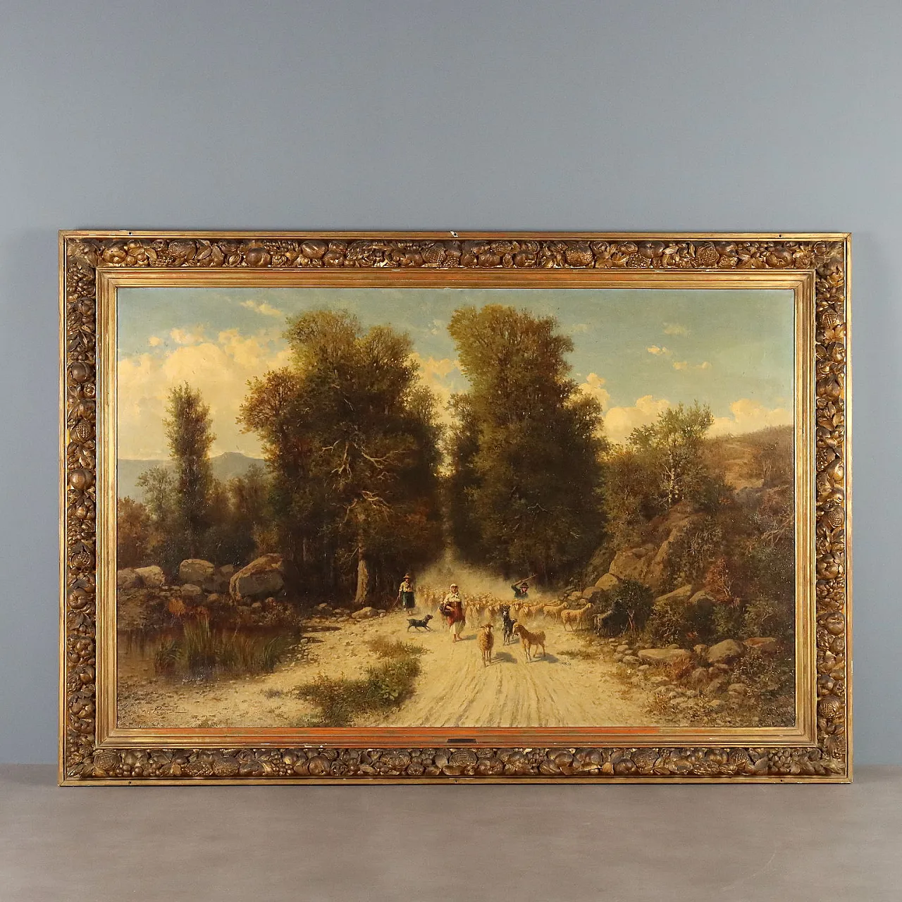 Landscape with Flock and Shepherds, 19th century 1