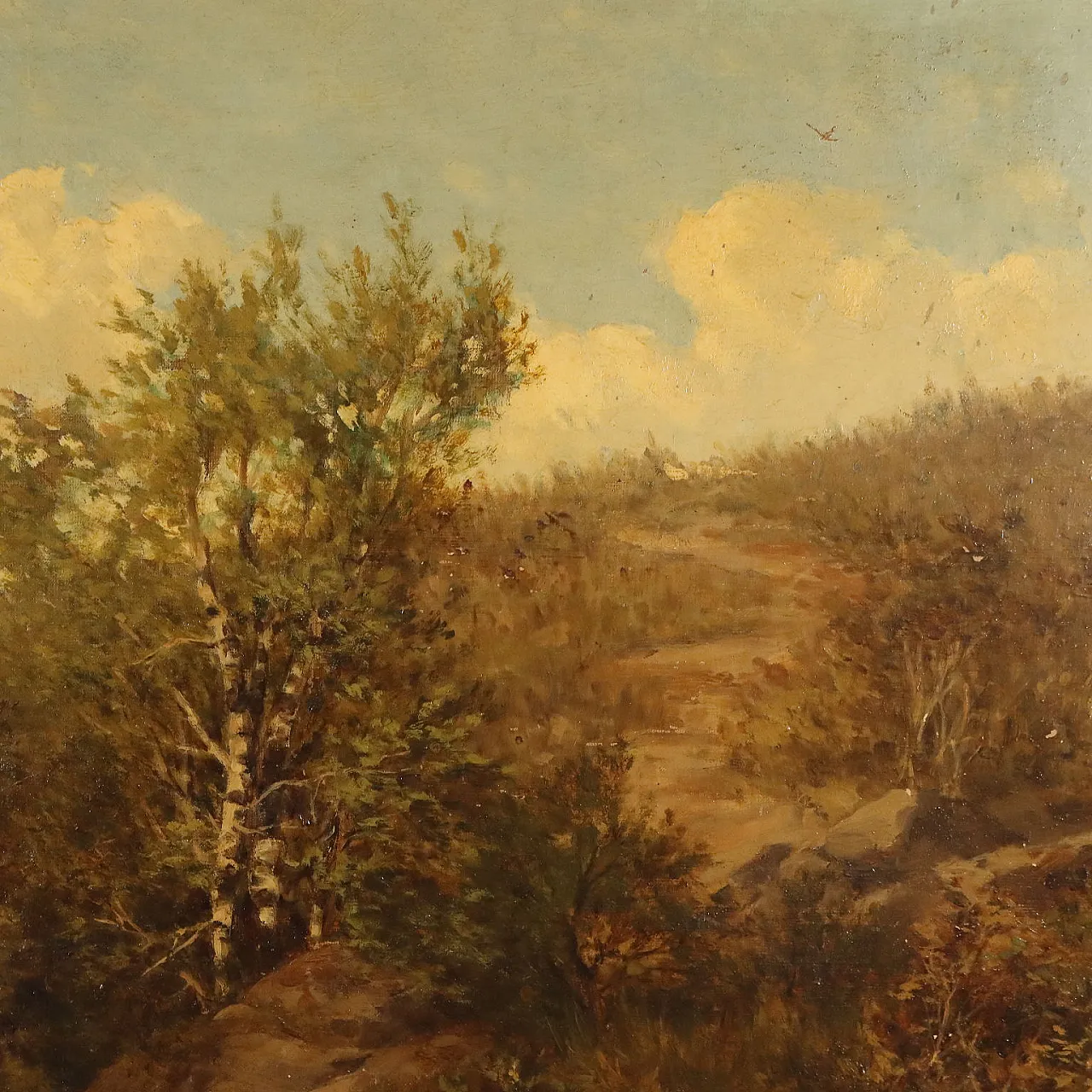 Landscape with Flock and Shepherds, 19th century 9