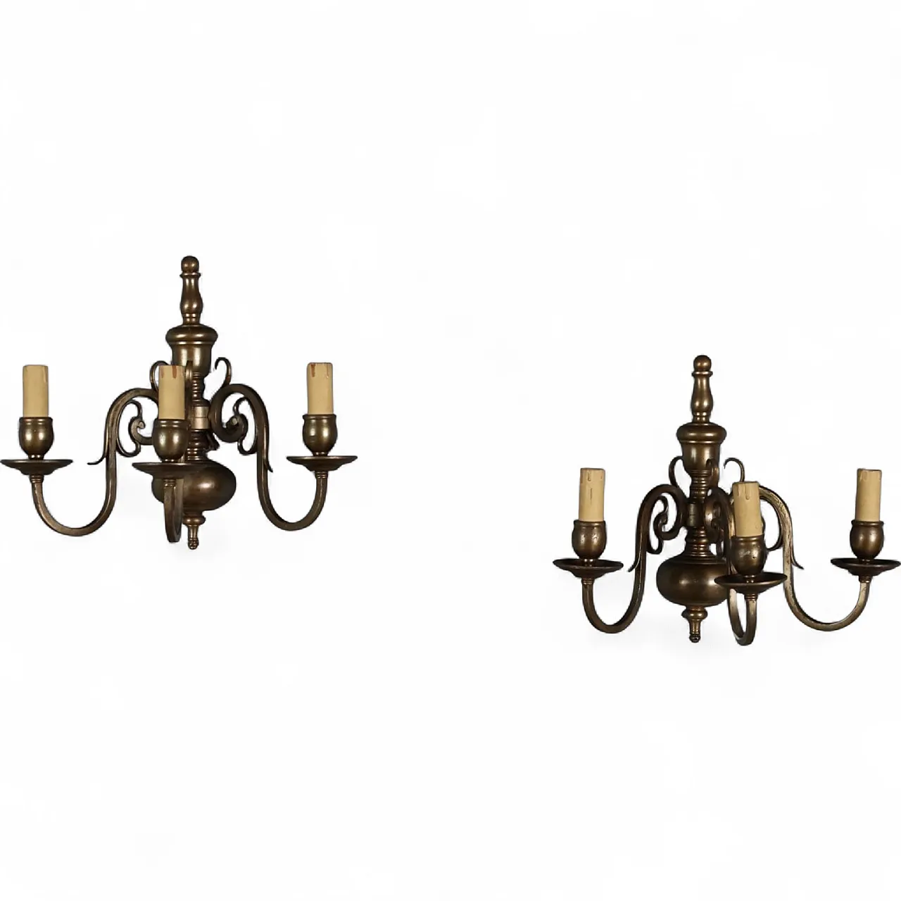 Coppia di appliques in bronzo, '900 6