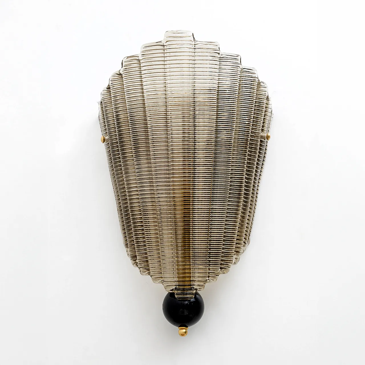 Pair of modern Italian Murano glass wall lights, 2000s 7
