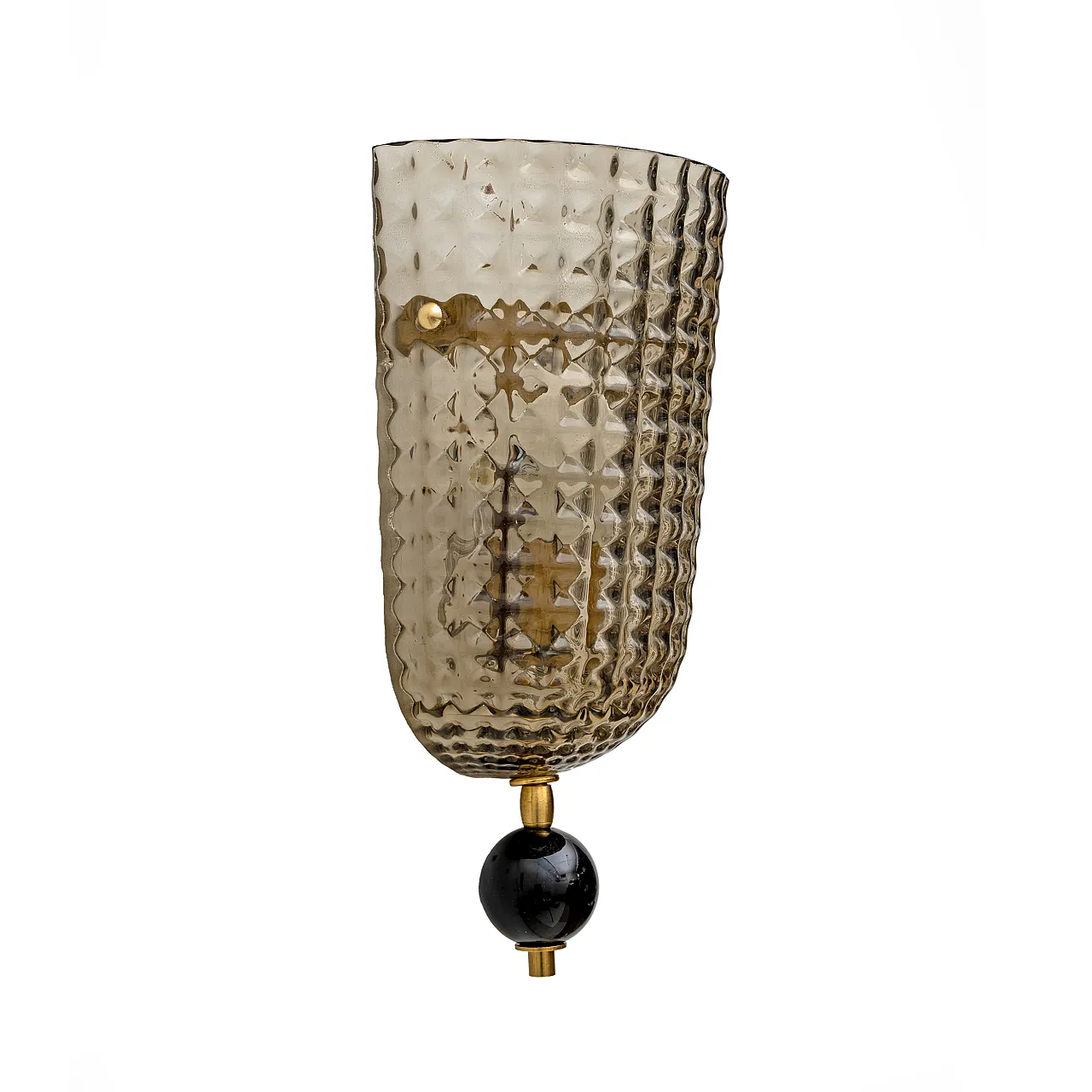 Pair of Italian Murano glass sconces in Art Deco style, 2000s 2