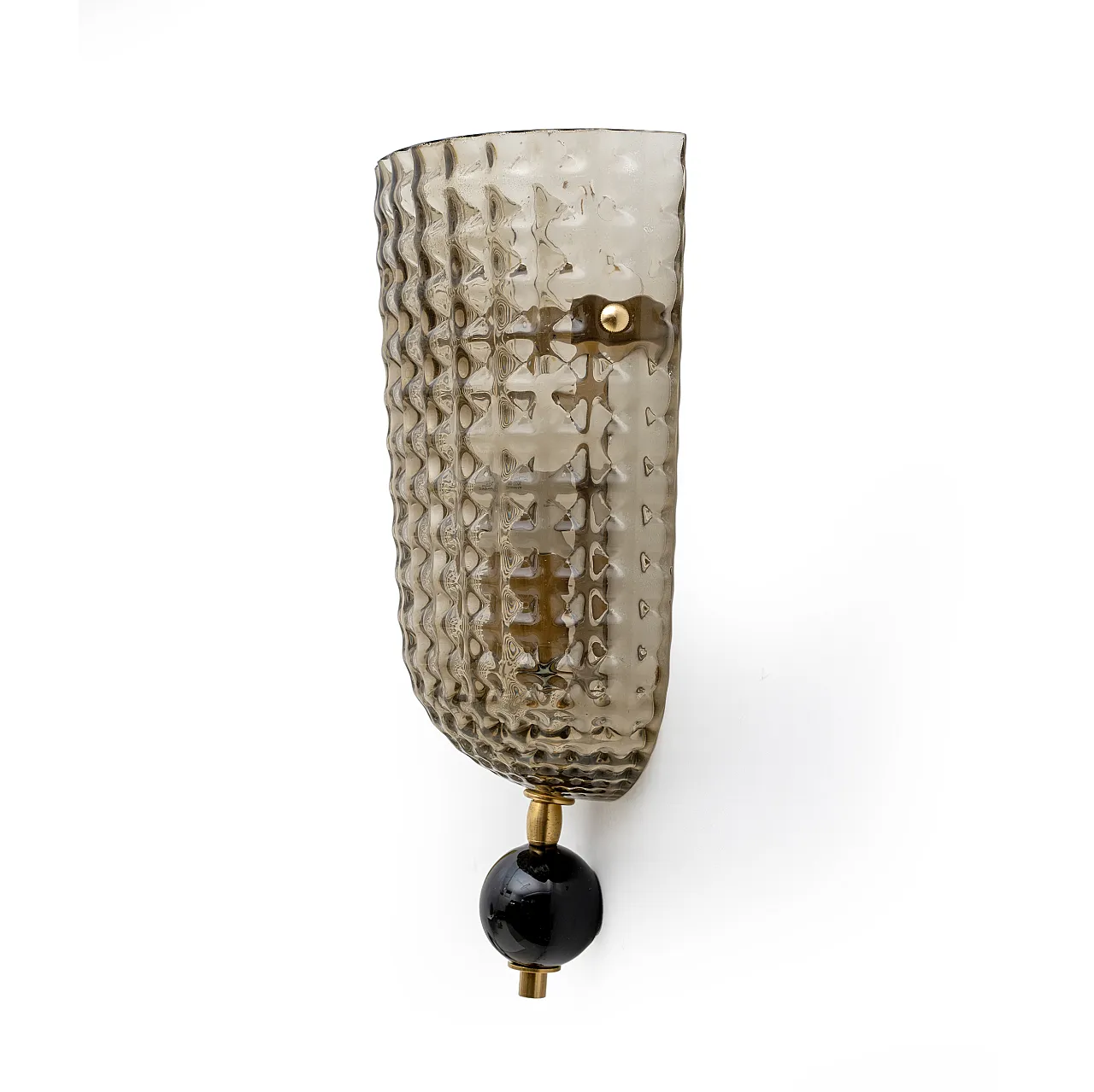 Pair of Italian Murano glass sconces in Art Deco style, 2000s 3
