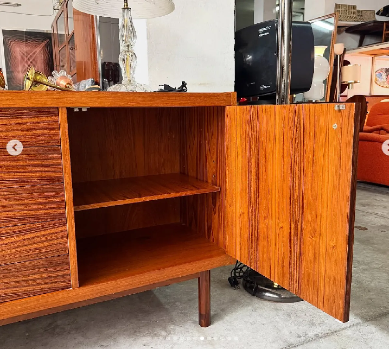 Credenza di George Coslin in teak, anni '60 5