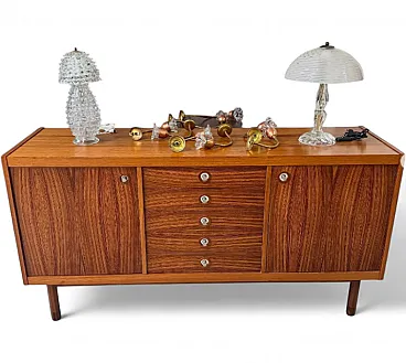 Credenza di George Coslin in teak, anni '60