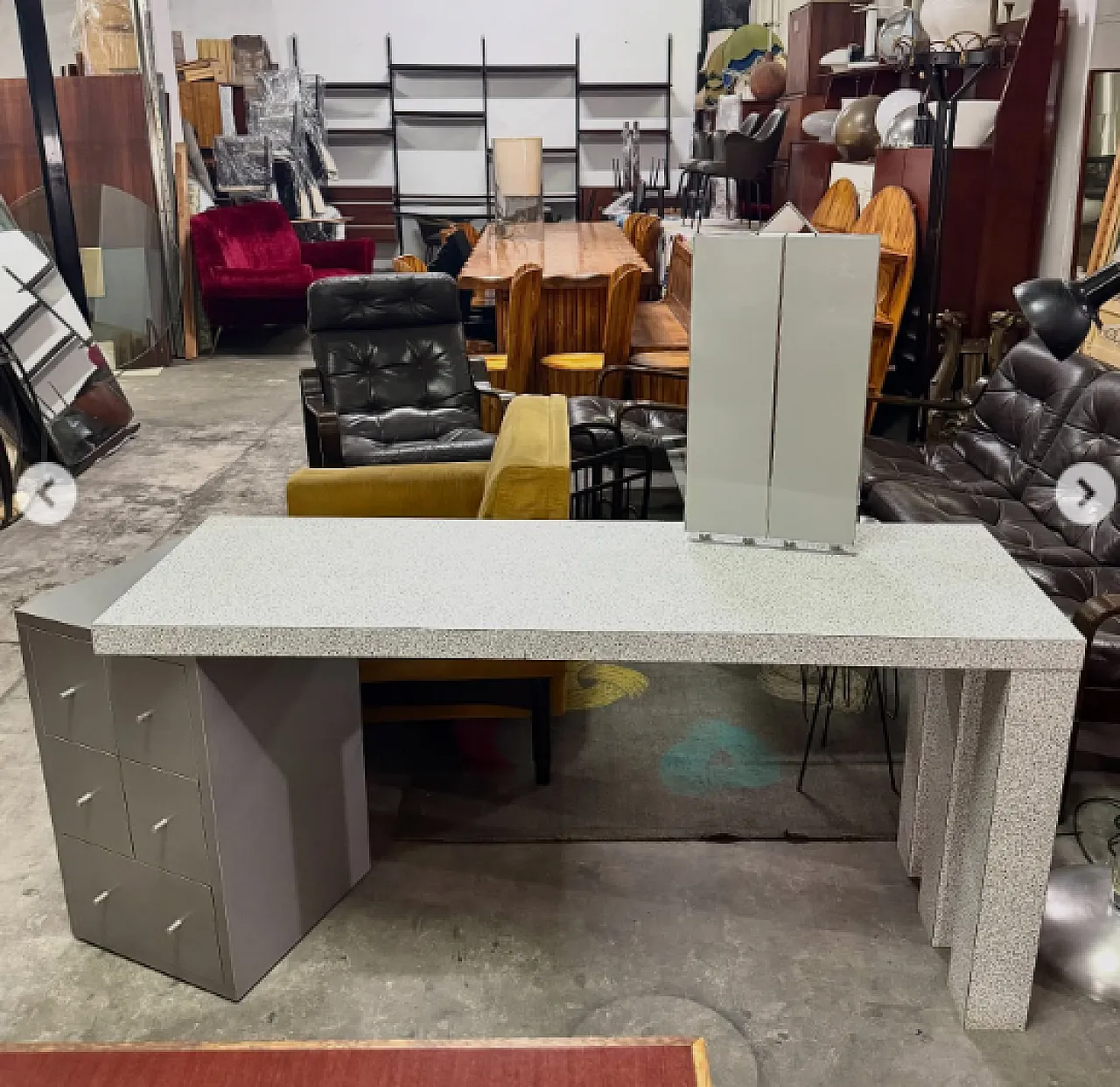 Consolle/toeletta Aforismi di Antonia Astori per Driade, anni ’80 7