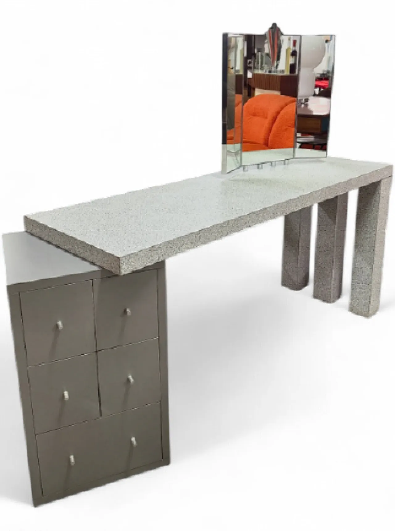 Consolle/toeletta Aforismi di Antonia Astori per Driade, anni ’80 11