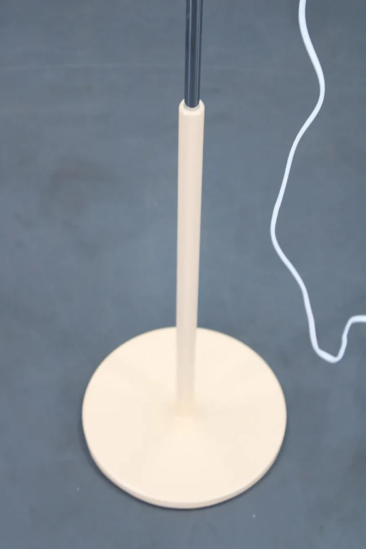 Lampada da terra a forma di fungo in metallo di Napako, anni '70 4