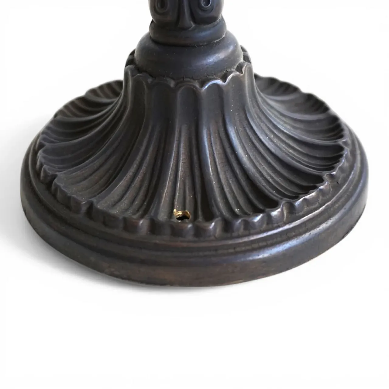 Pair of Art Nouveau brass wall lights, 20th century 6