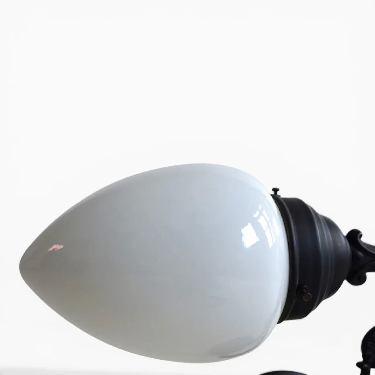 Pair of Art Nouveau brass wall lights, 20th century 7