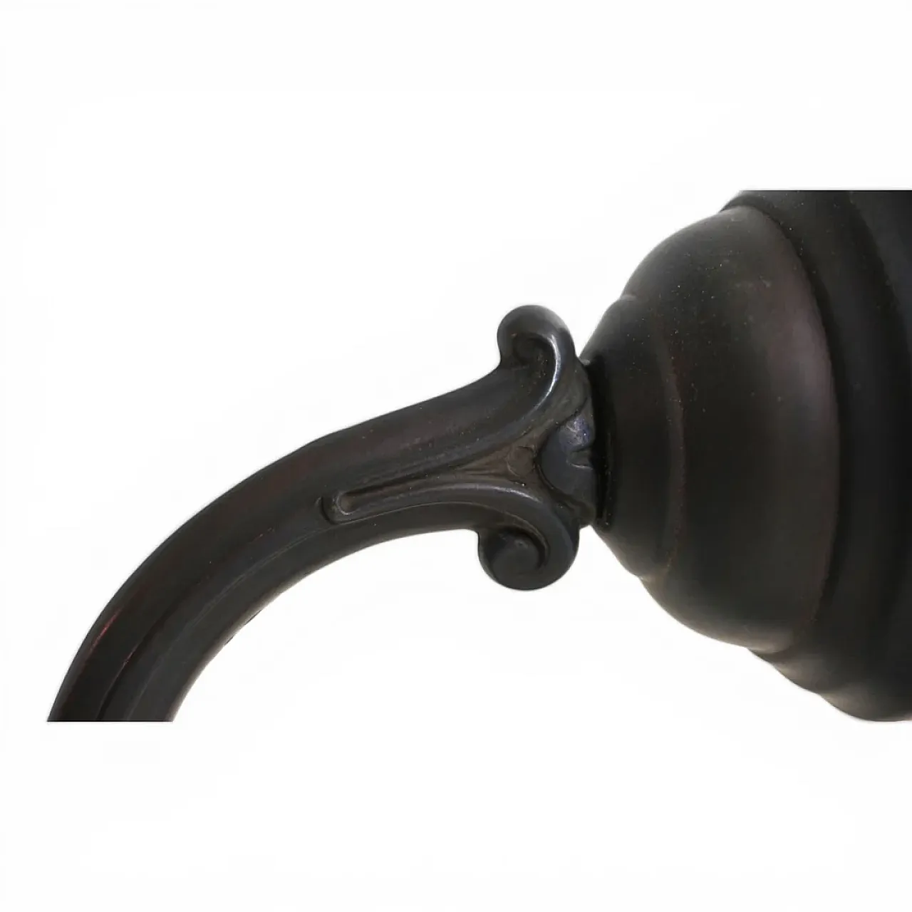 Pair of Art Nouveau brass wall lights, 20th century 11