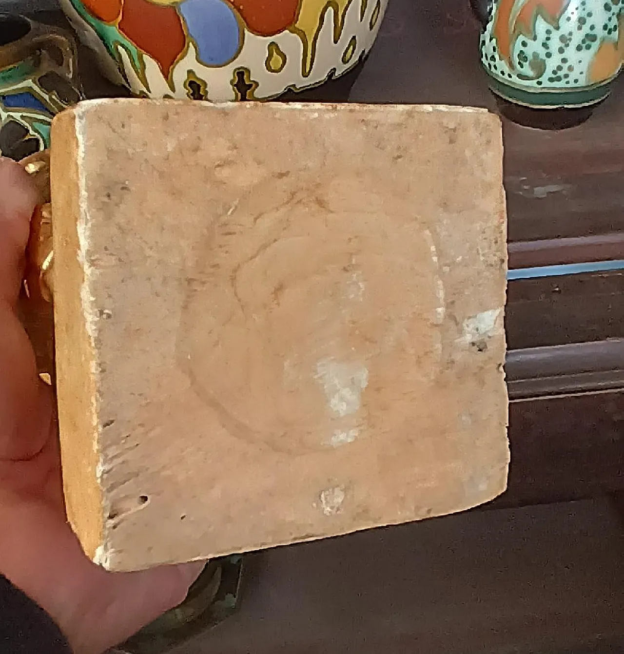 Coppia di candelieri con base a forma di palma, primo '800 9