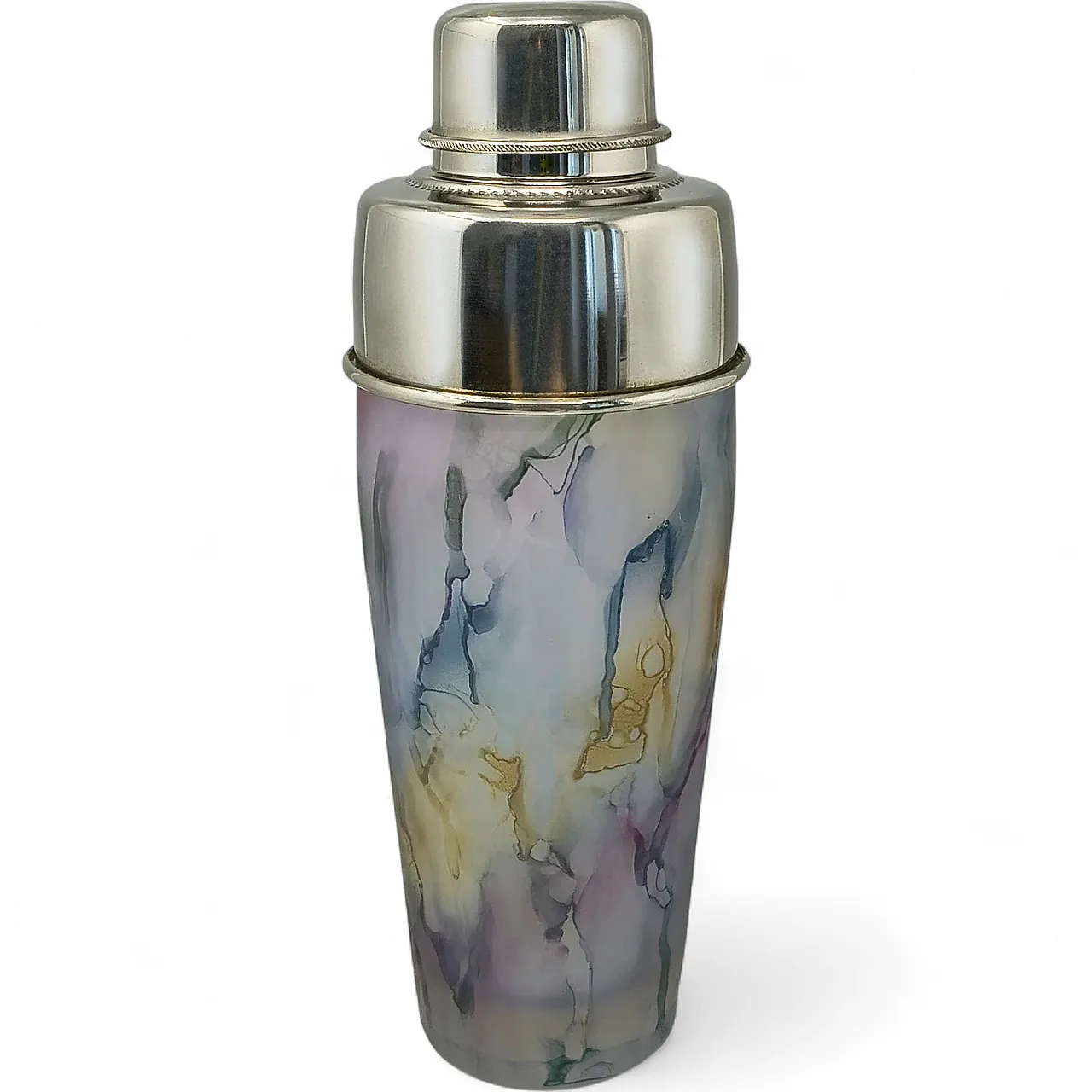 Shaker da cocktail di metà secolo in vetro di Murano, anni '70 8