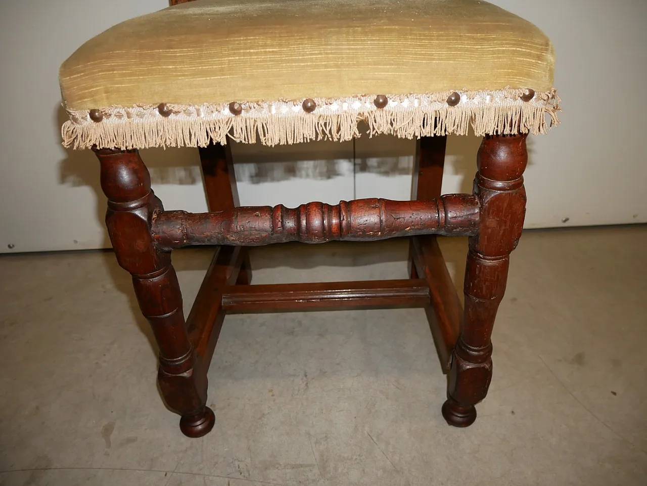 6 sedie in noce, '800 5