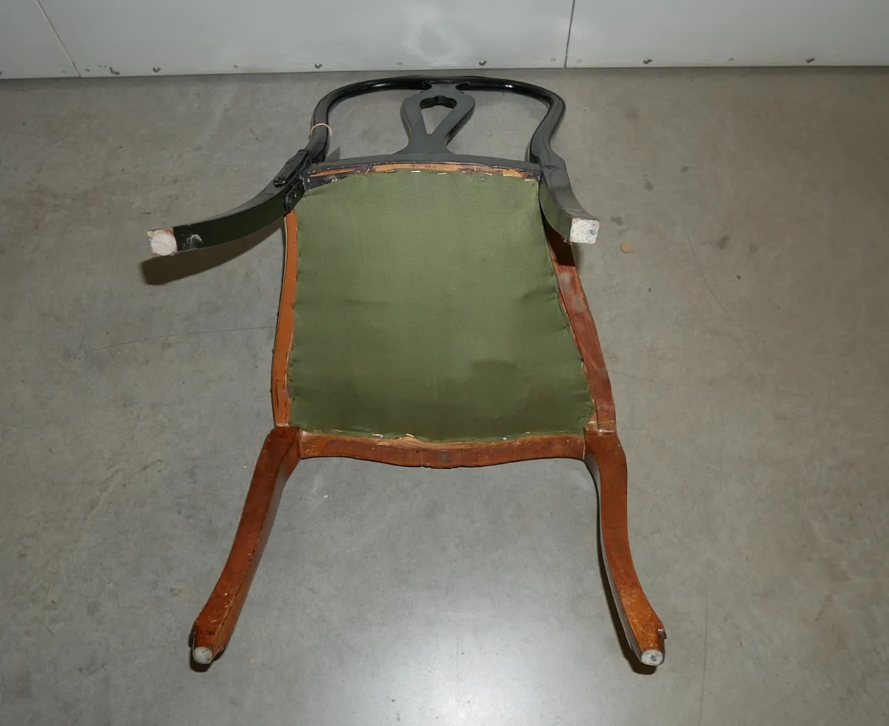 6 sedie in noce, '800 12