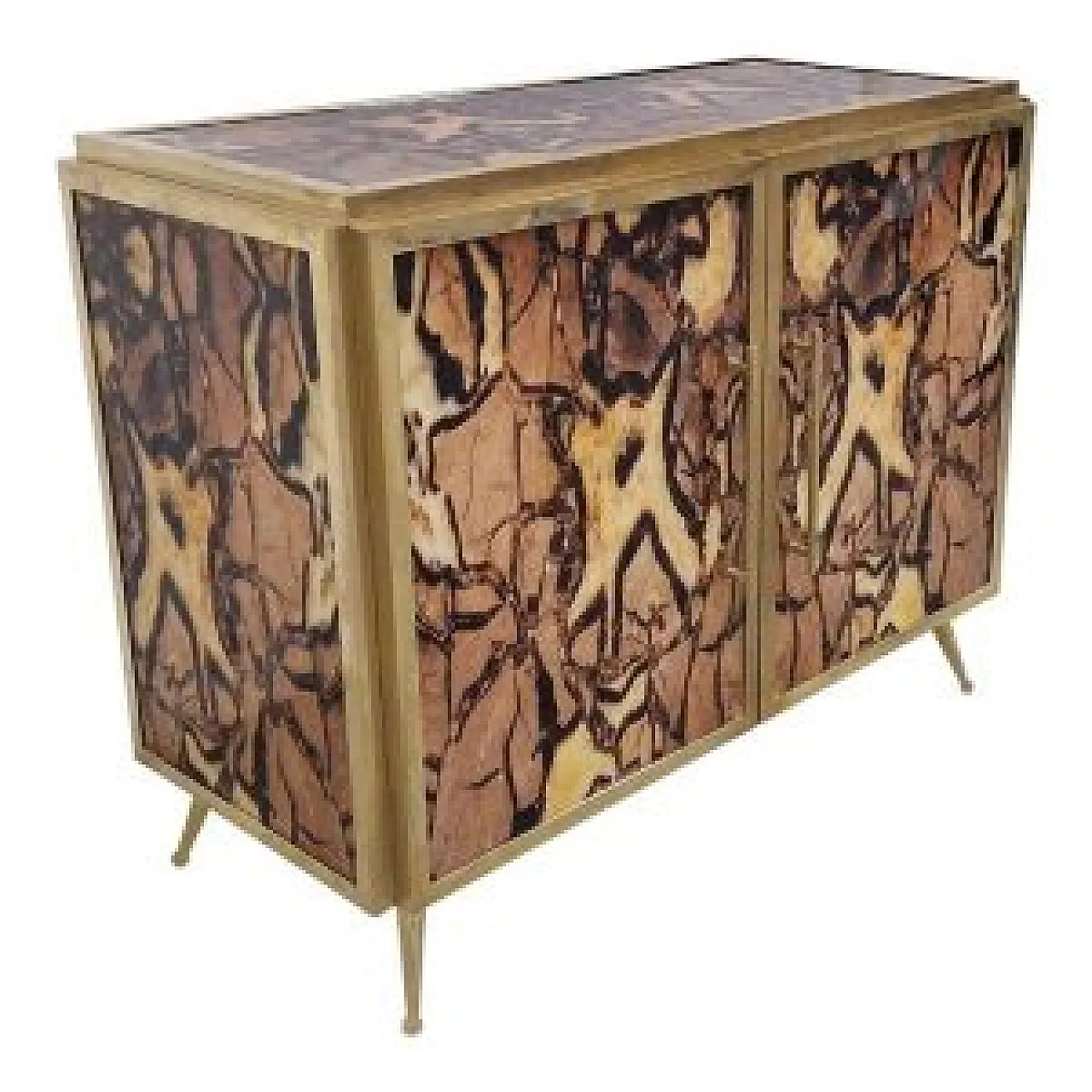 Illuminated glass sideboard, 20th century 5