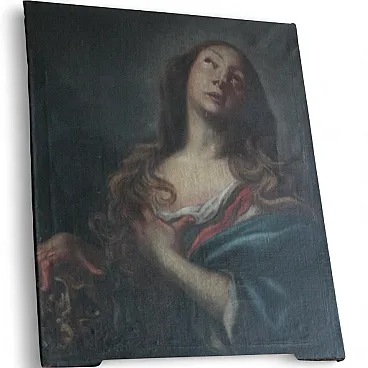 Penitent Magdalene oil painting, late 17th century