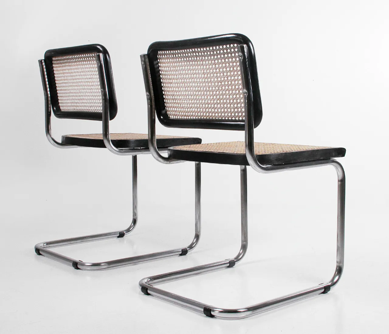 Coppia di sedie Cesca di Marcel Breuer, anni '70 5