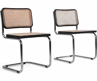 Pair of Cesca chairs by Marcel Breuer, 1970s