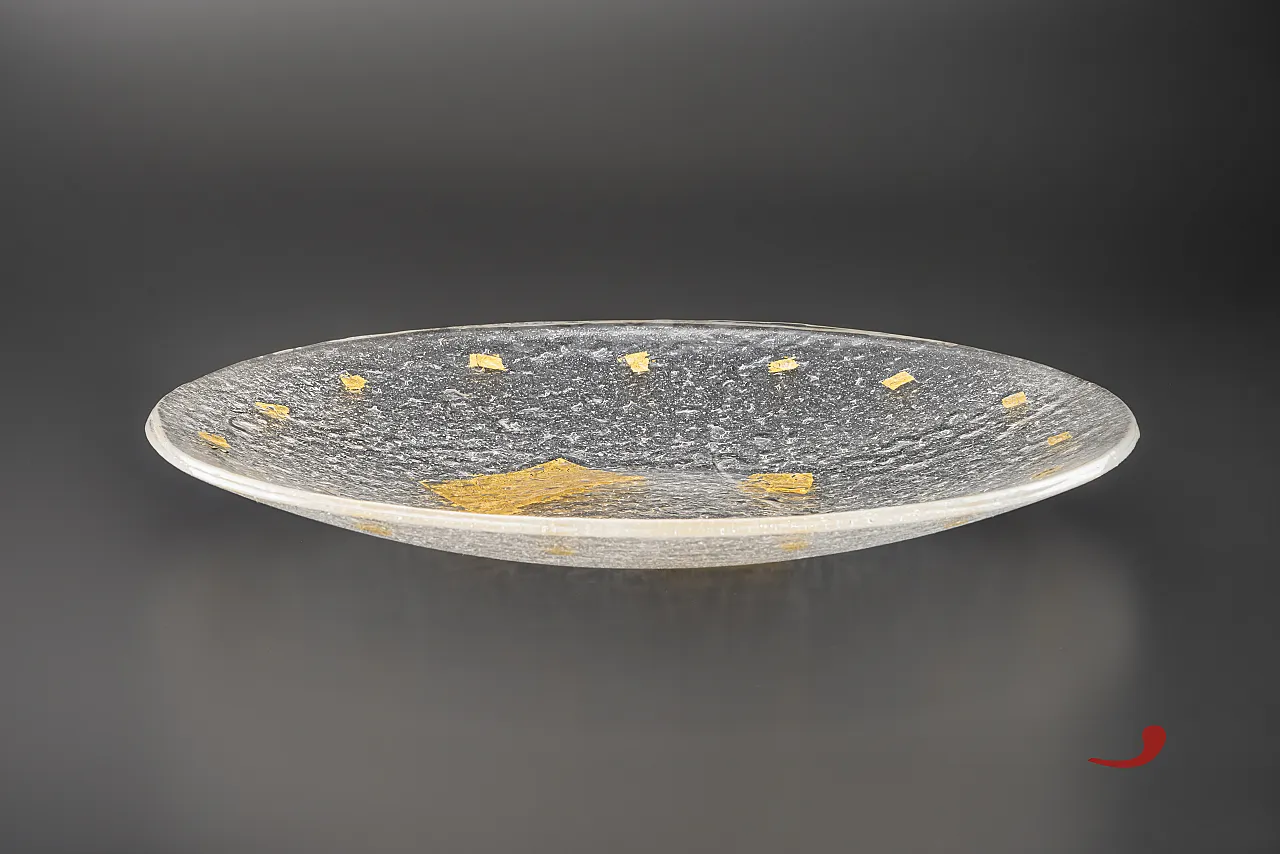 Romolo glass fusion plate, Series VII Re di Roma, 2000 2