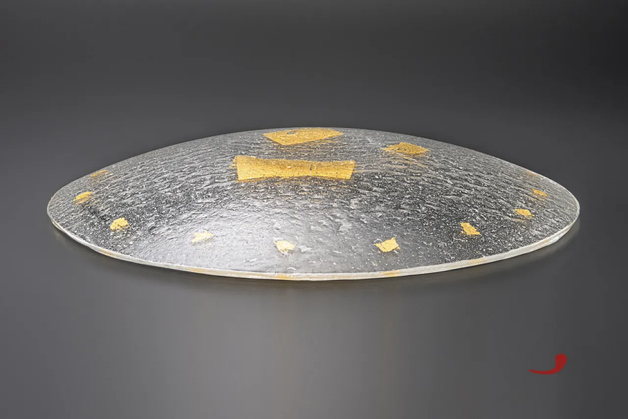Romolo glass fusion plate, Series VII Re di Roma, 2000 3