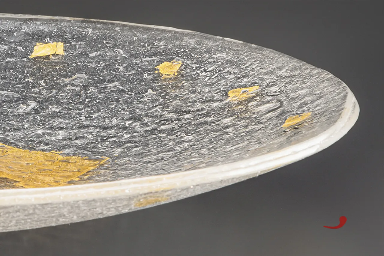 Romolo glass fusion plate, Series VII Re di Roma, 2000 4