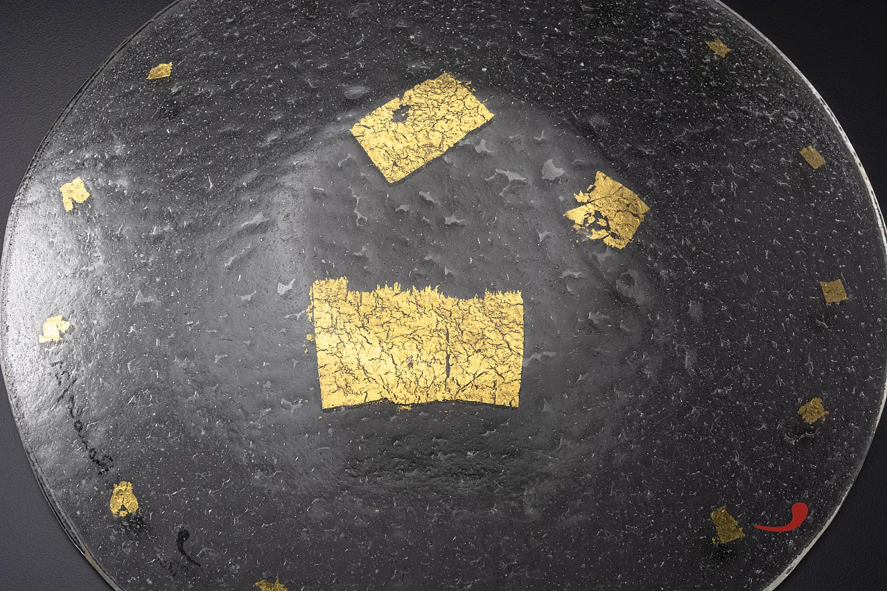 Romolo glass fusion plate, Series VII Re di Roma, 2000 6