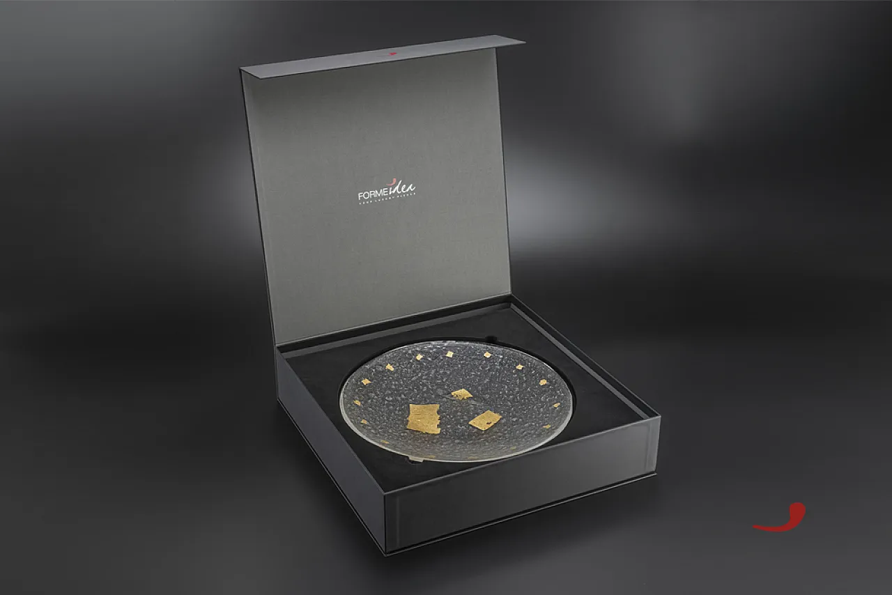 Romolo glass fusion plate, Series VII Re di Roma, 2000 8