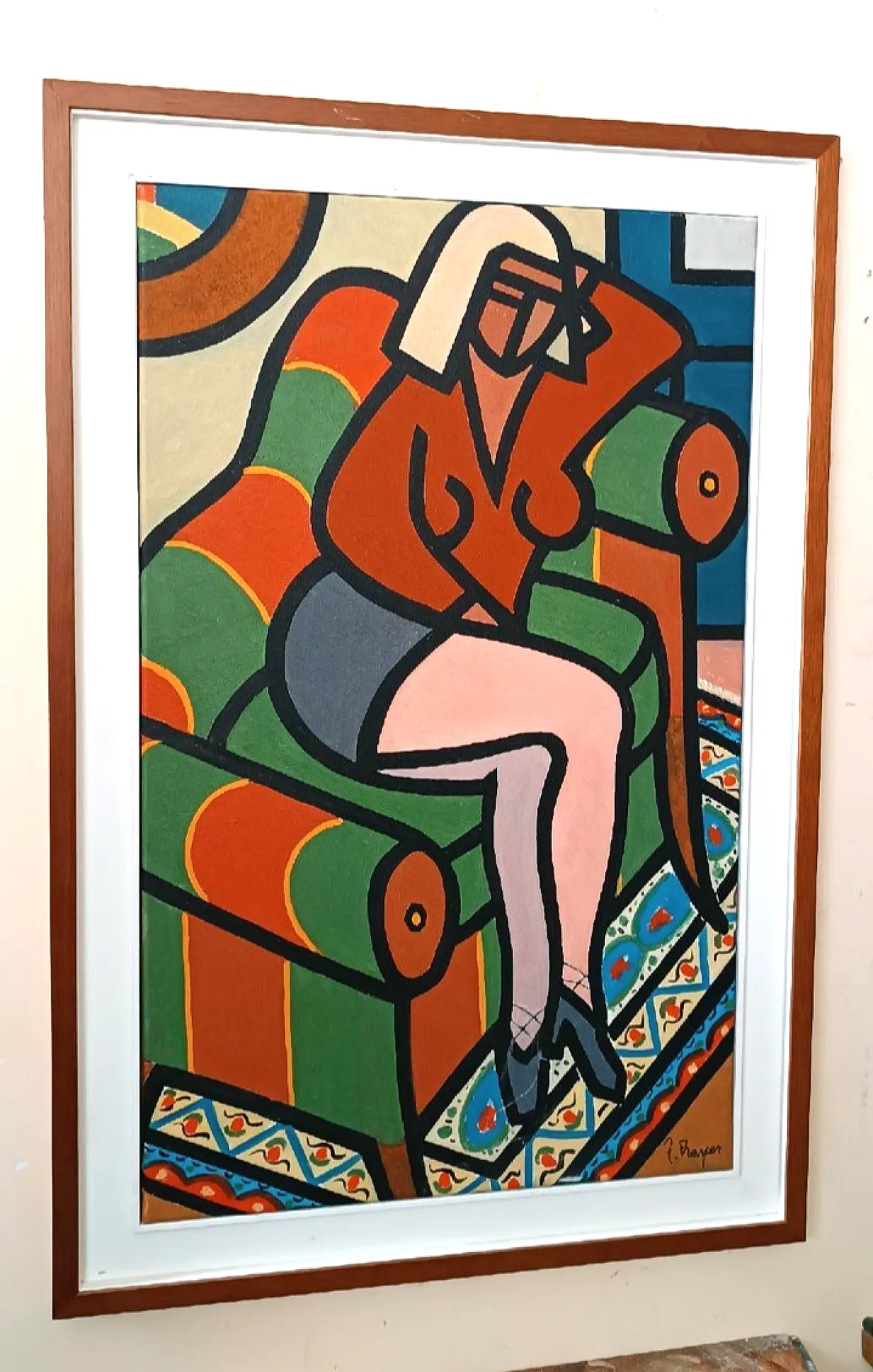 Natura morta di Franco Prayer, olio su tela, '900 1