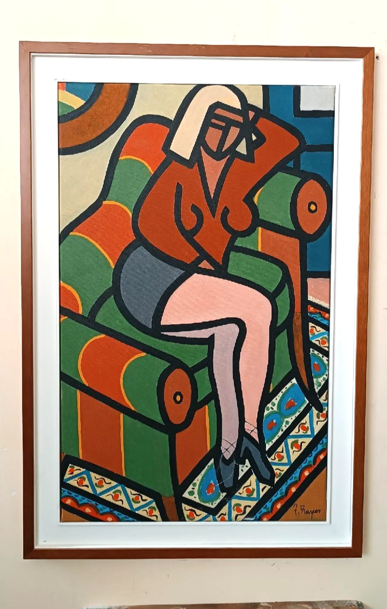 Natura morta di Franco Prayer, olio su tela, '900 2