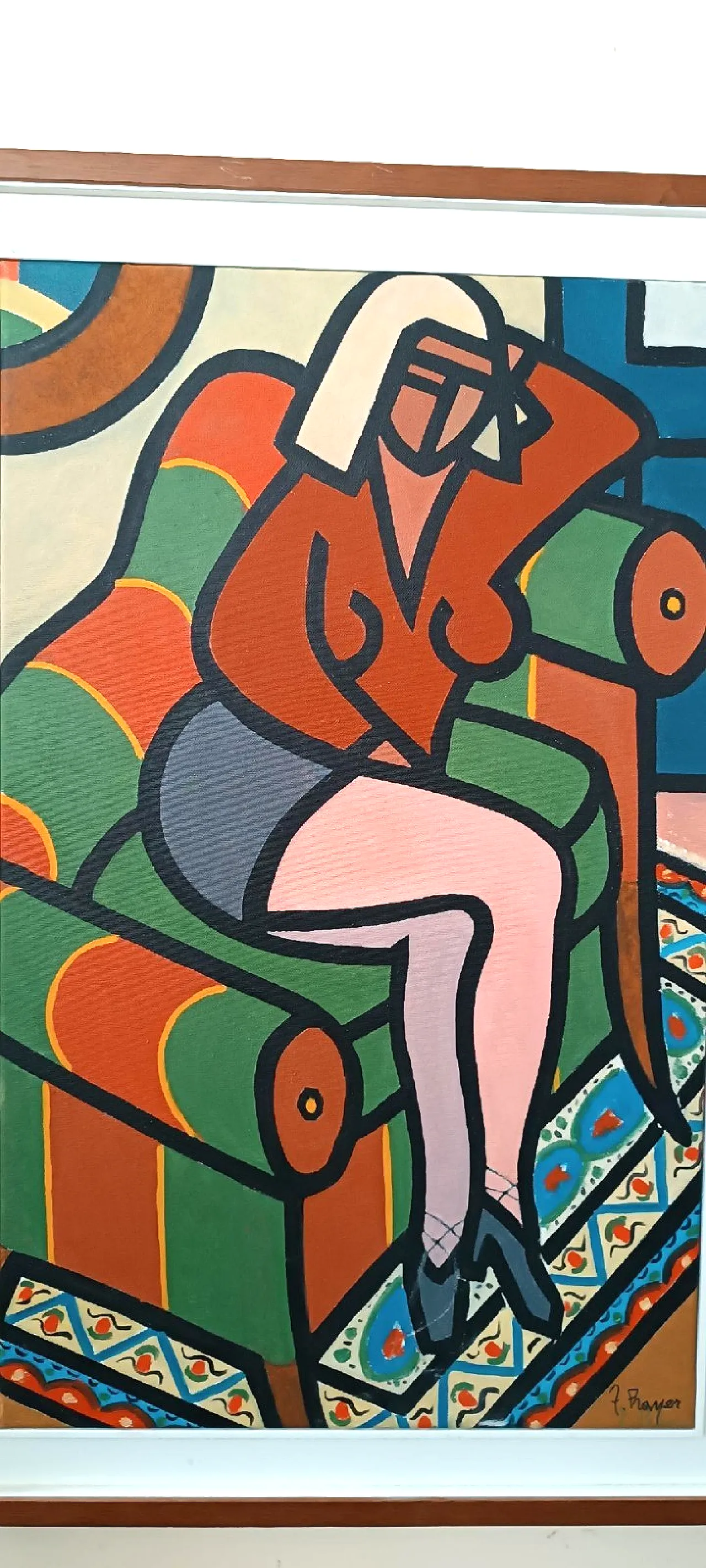 Natura morta di Franco Prayer, olio su tela, '900 4