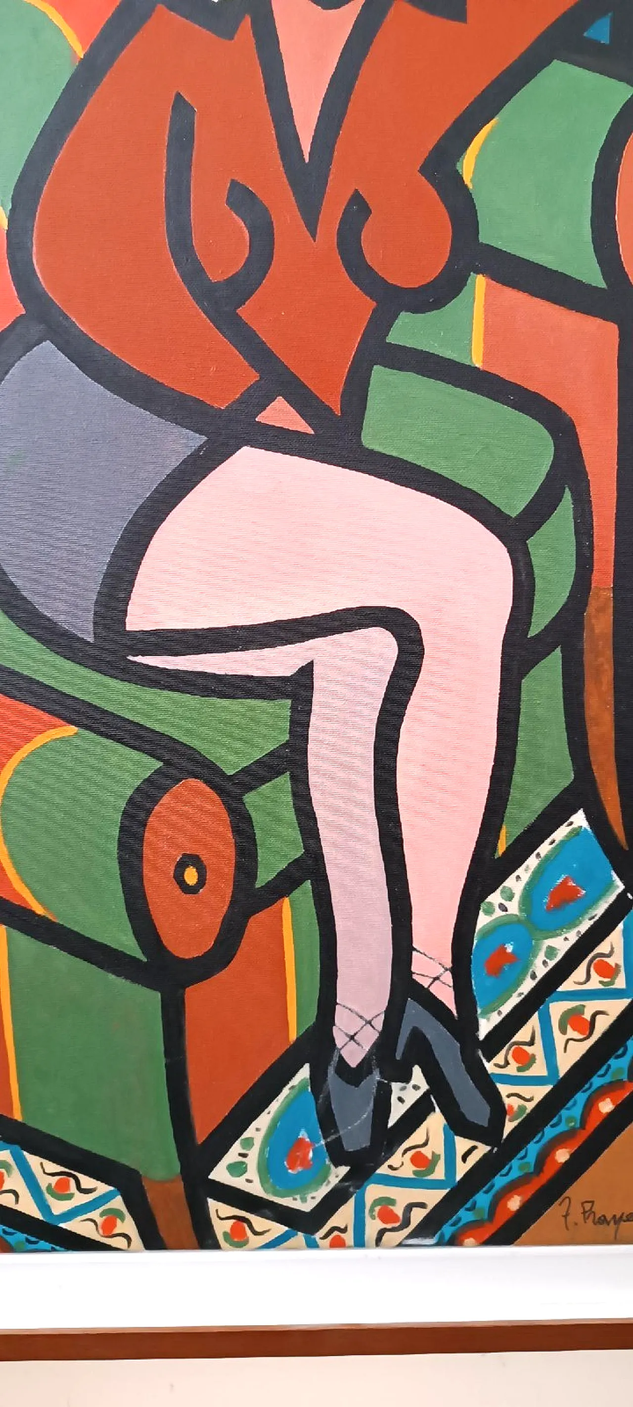 Natura morta di Franco Prayer, olio su tela, '900 6