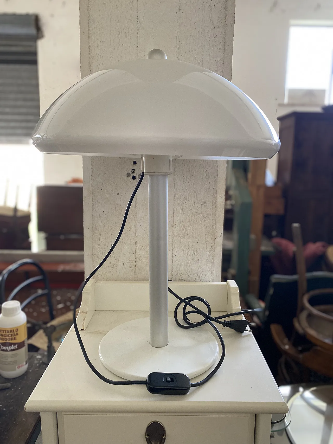 Lampada da tavolo a fungo, anni '70 1