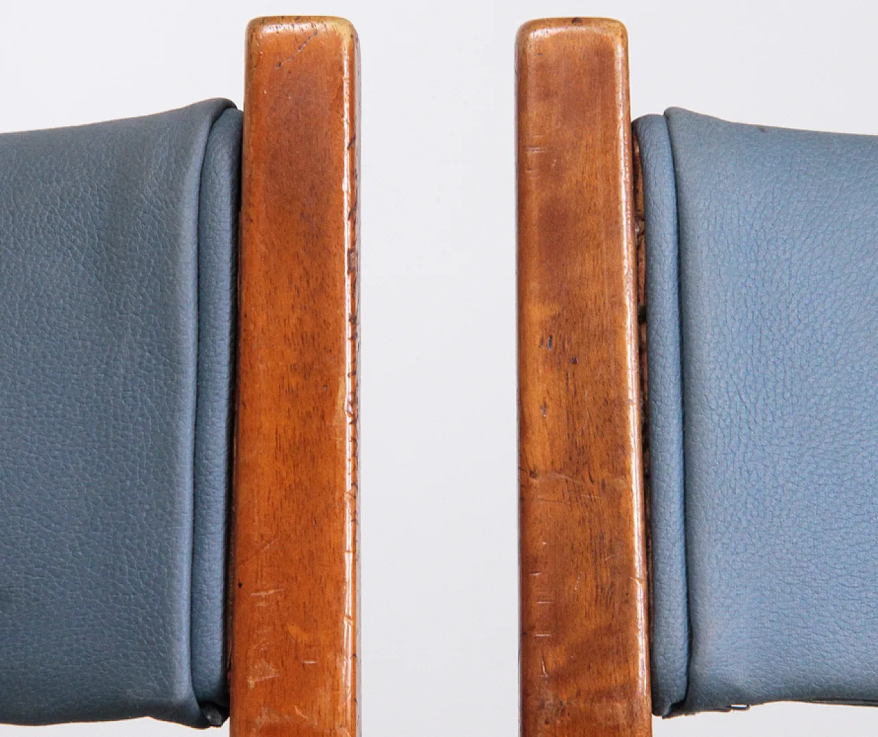 6 Dining chairs in the style of Gio Ponti, 1960s 6