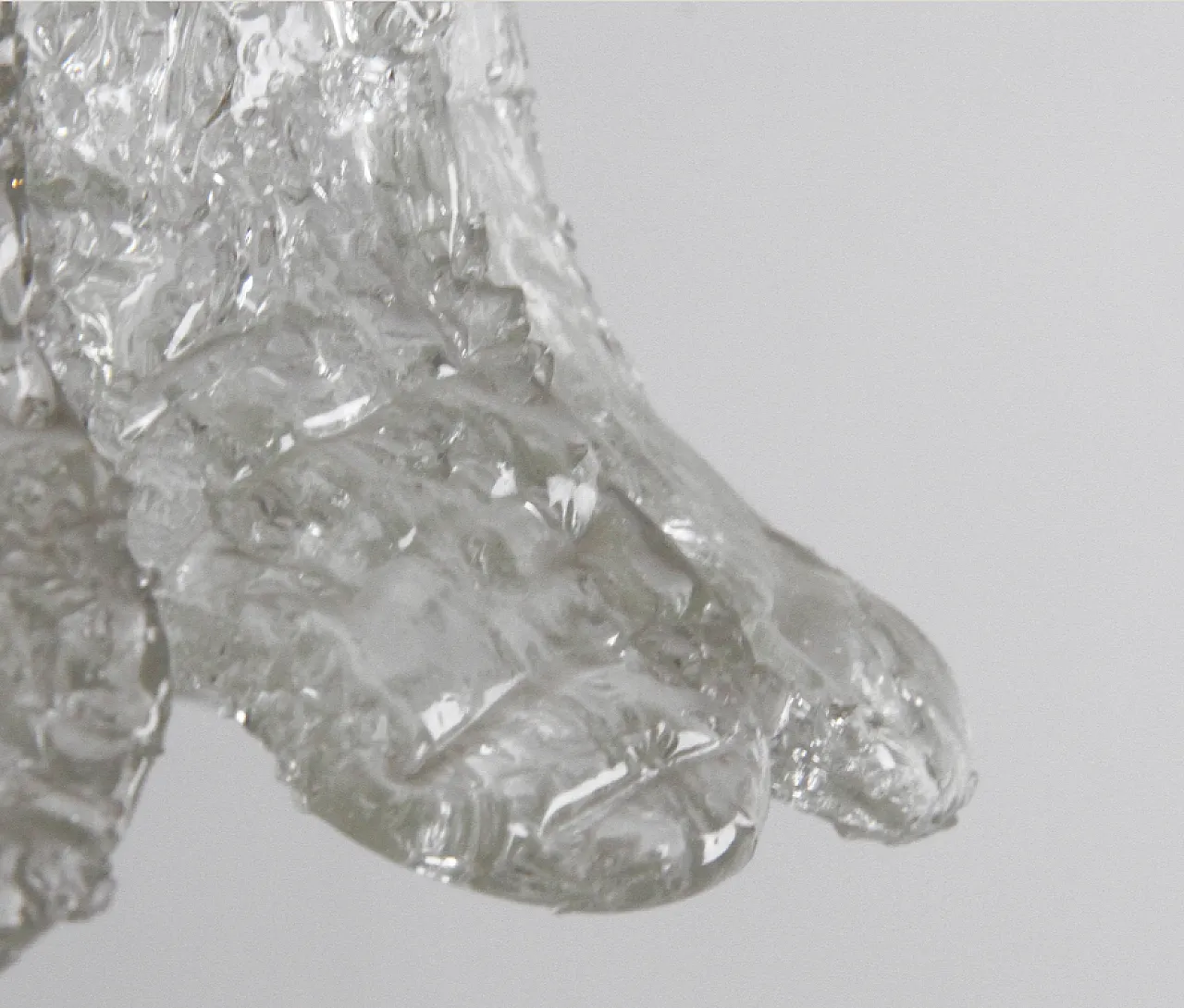 Lampadario in vetro attribuito a Carlo Nason Mazzega, anni '70 5