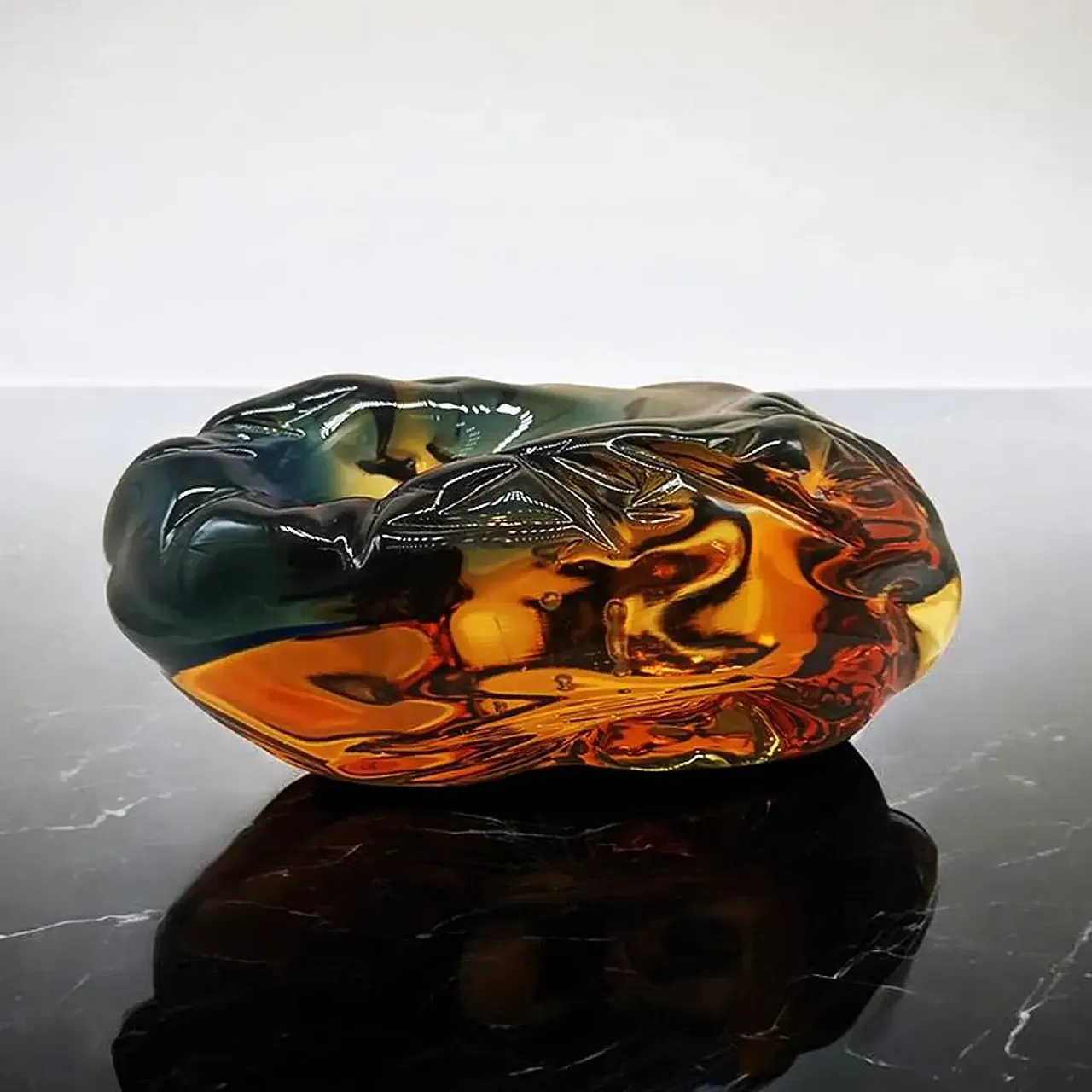 Ashtray hand-blown and handcrafted in Murano glass, 1950s 1
