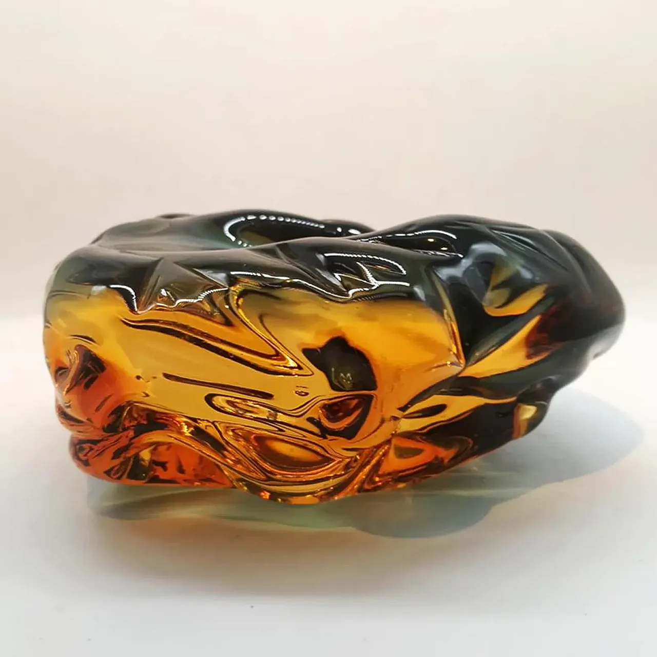 Ashtray hand-blown and handcrafted in Murano glass, 1950s 2