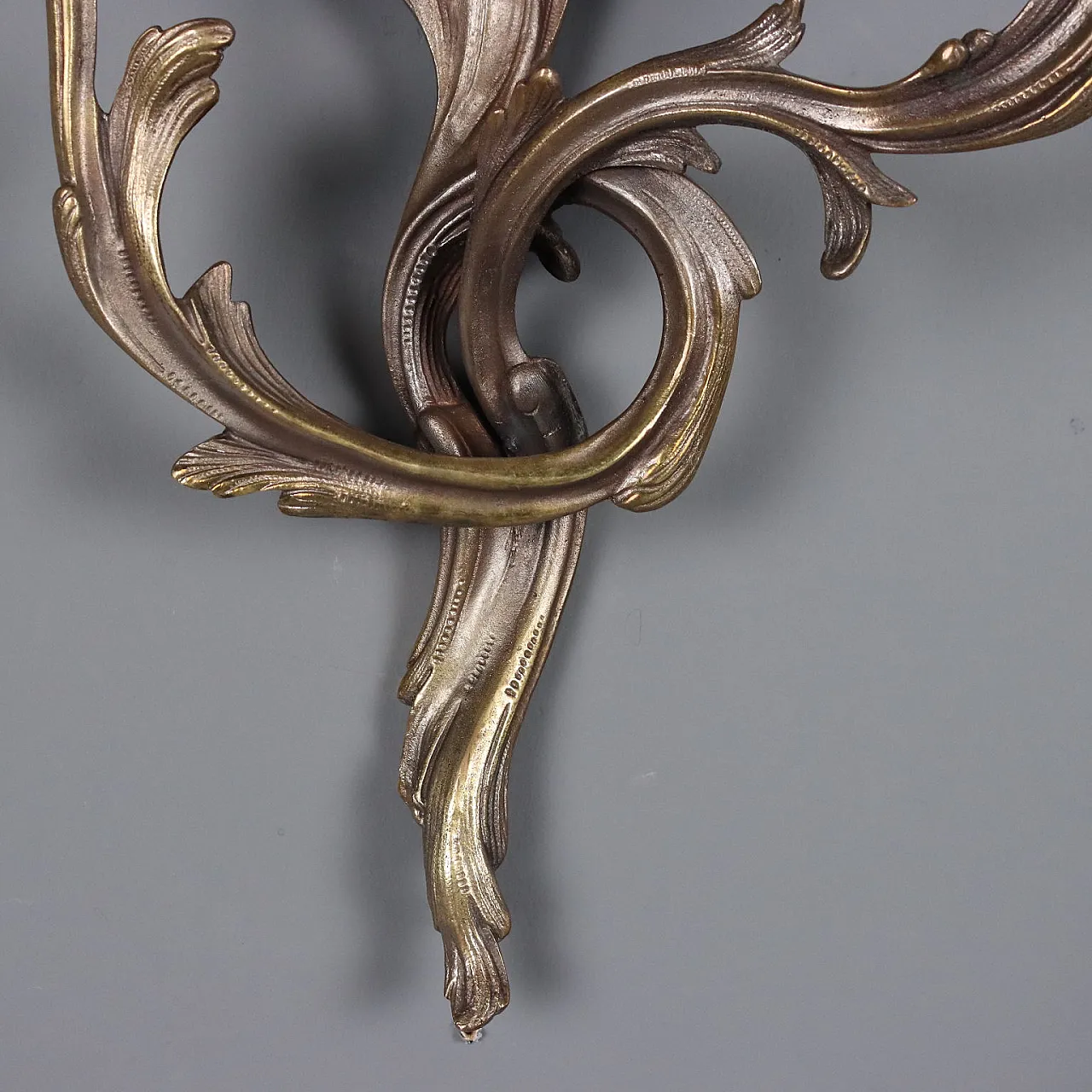 Coppia di applique in bronzo brunito, '900 5