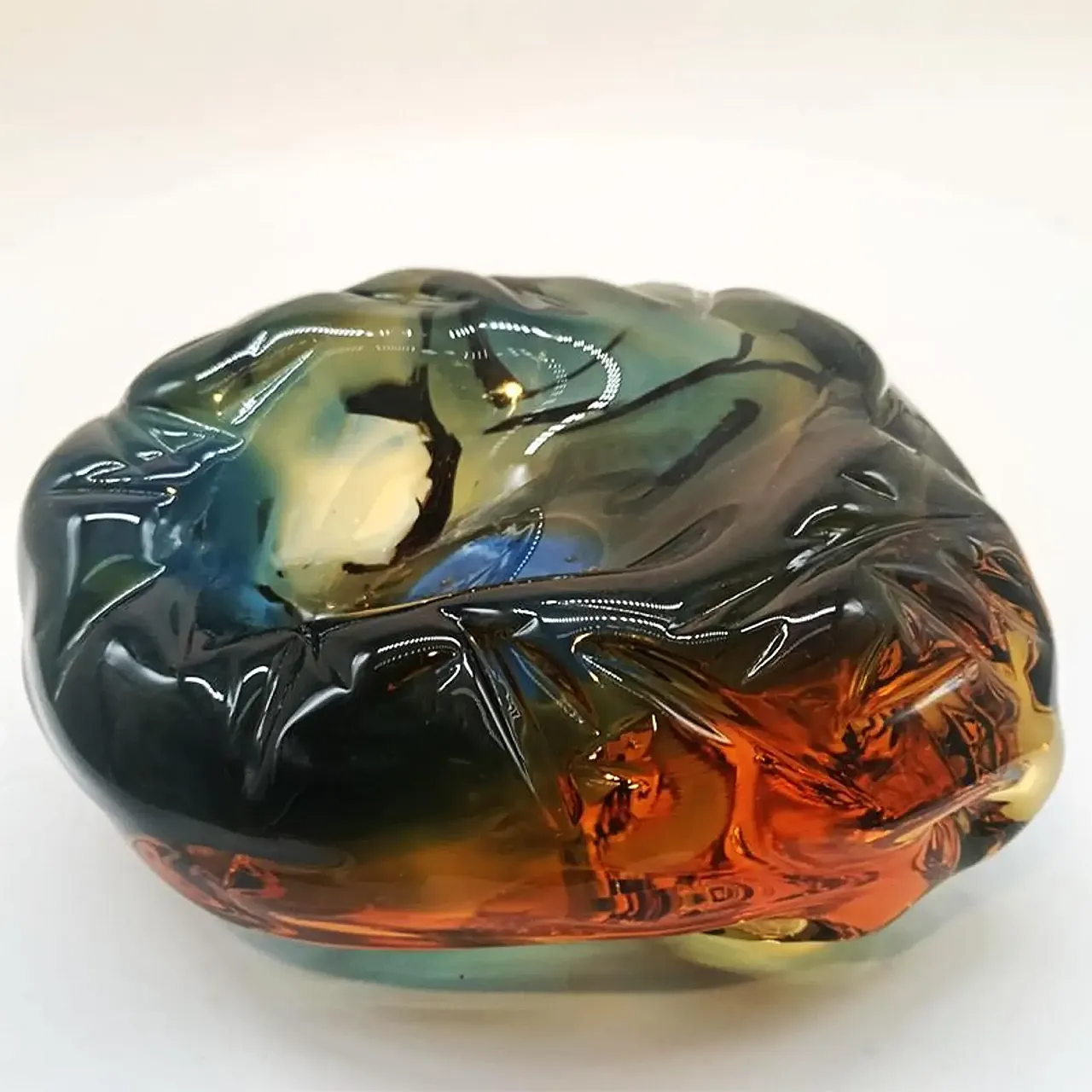 Ashtray hand-blown and handcrafted in Murano glass, 1950s 5