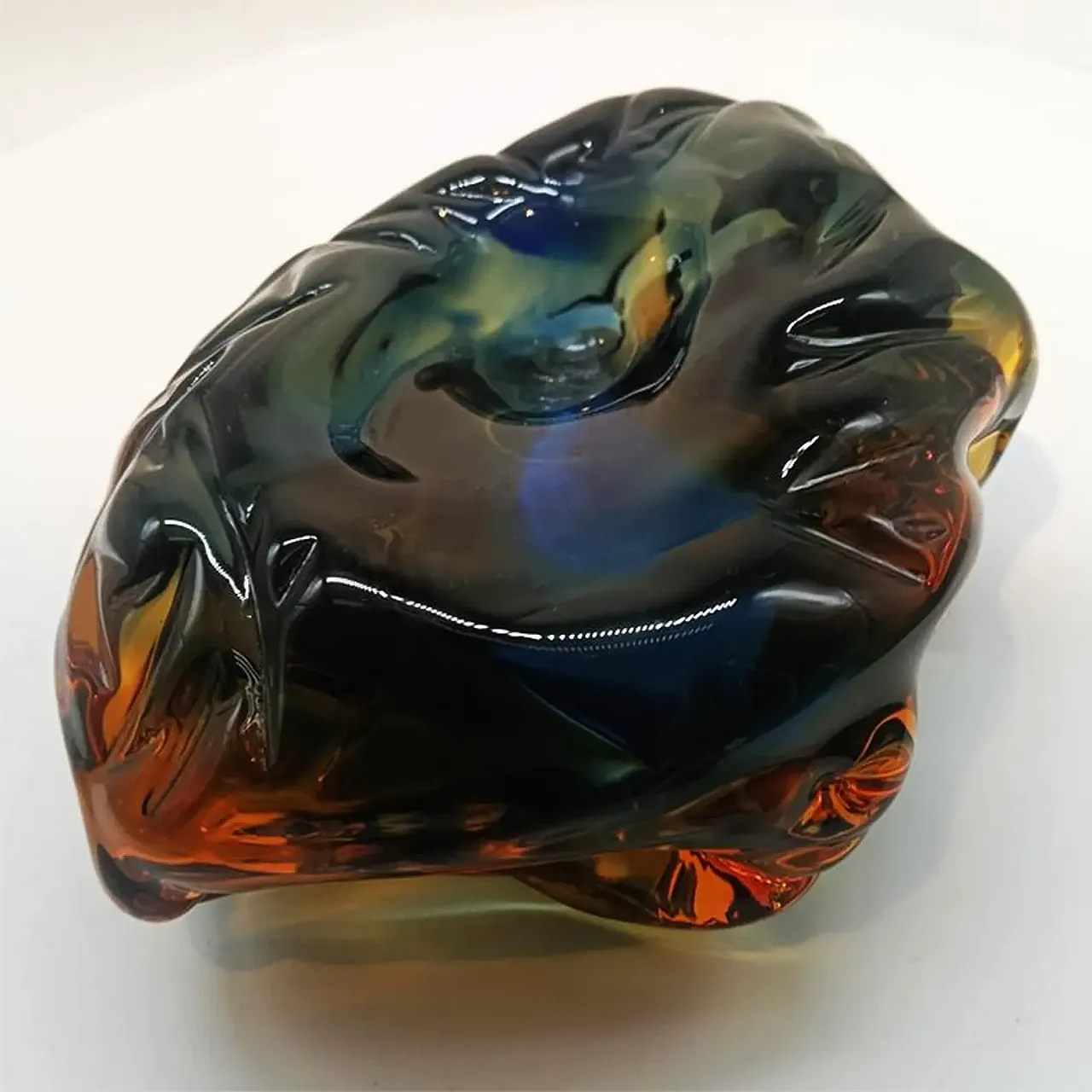Ashtray hand-blown and handcrafted in Murano glass, 1950s 7