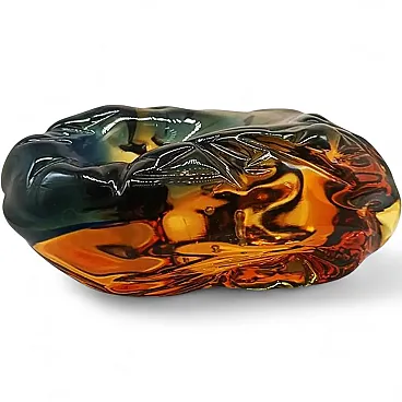 Ashtray hand-blown and handcrafted in Murano glass, 1950s