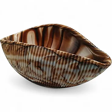 Empty pocket in hand-worked Murano art glass, 1970s