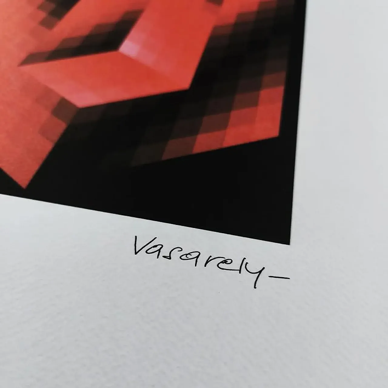 Victor Vasarely limited numbered edition lithograph, 1970s 3