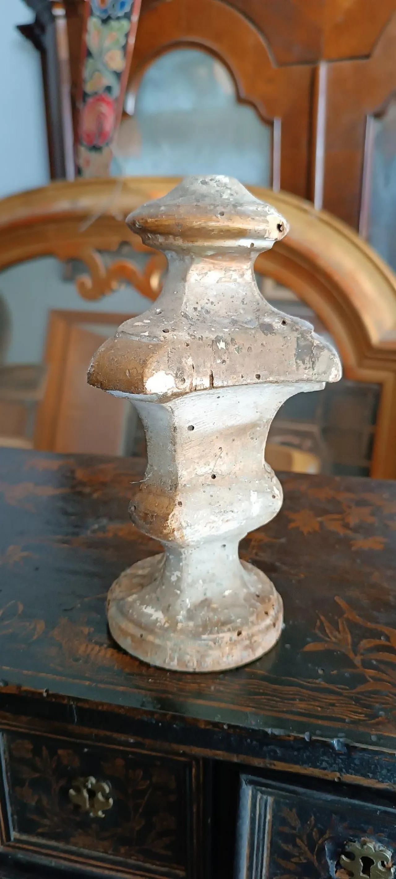 Portapalme in perettone d'arte sacra Luigi XVI, '800 4