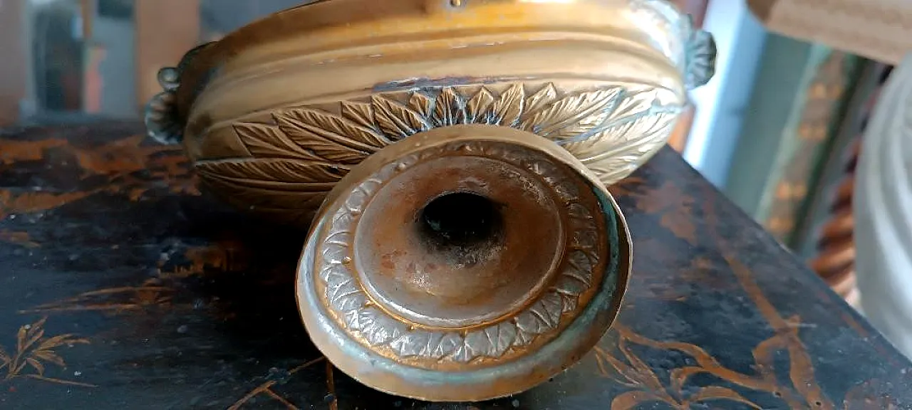 Embossed copper incense holder, 19th century 4
