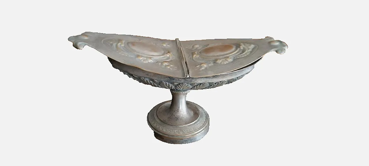 Incense holder silver copper embossed, 19th century 2
