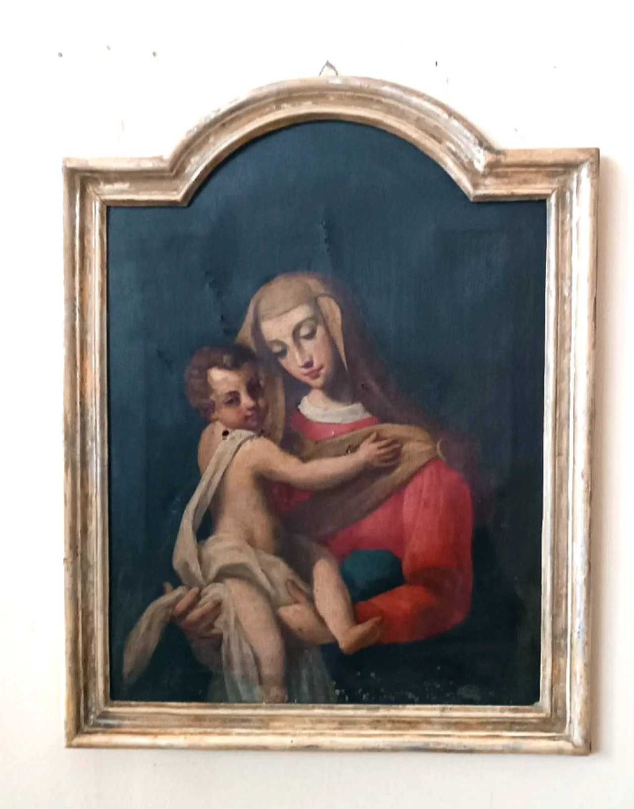 Virgin Mary with Child, oil on canvas, 18th century 1