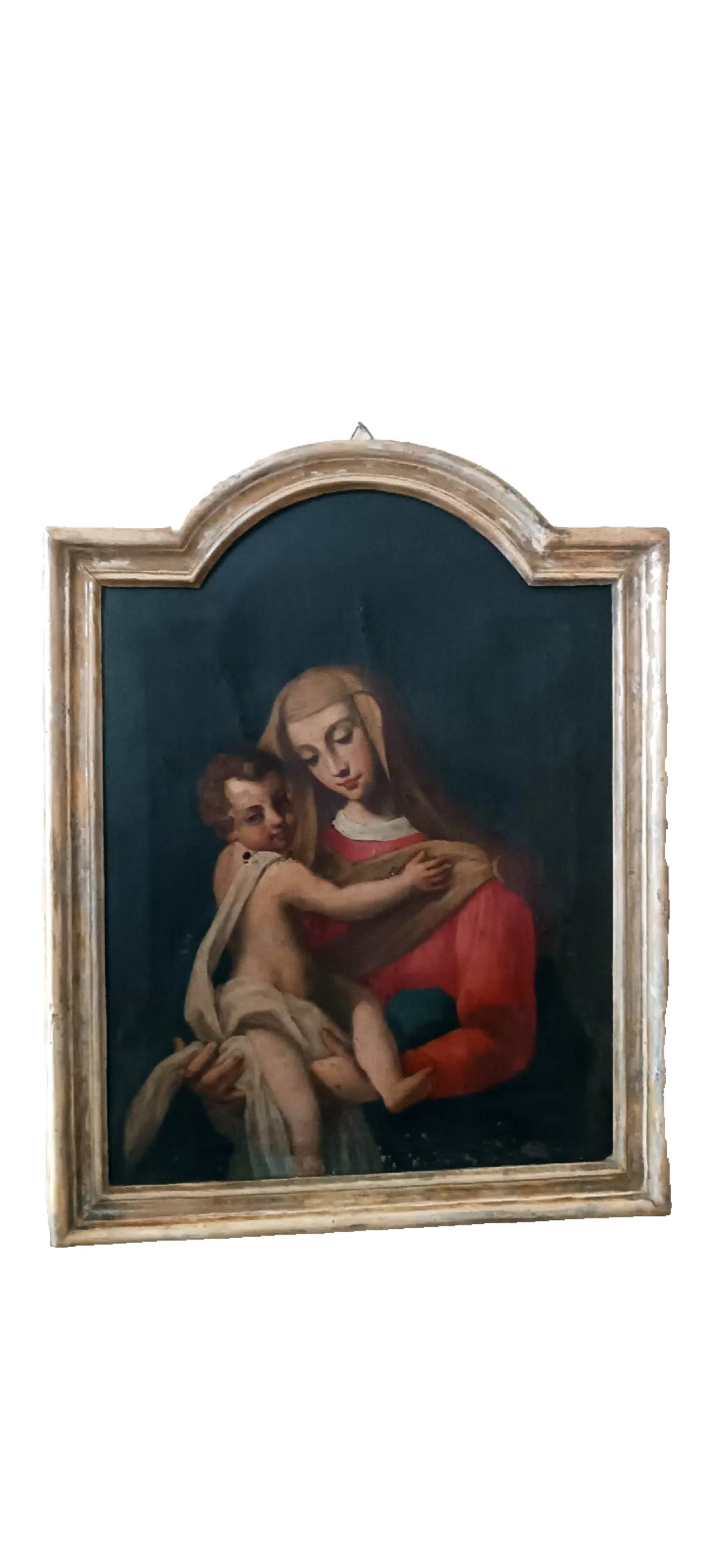 Virgin Mary with Child, oil on canvas, 18th century 2