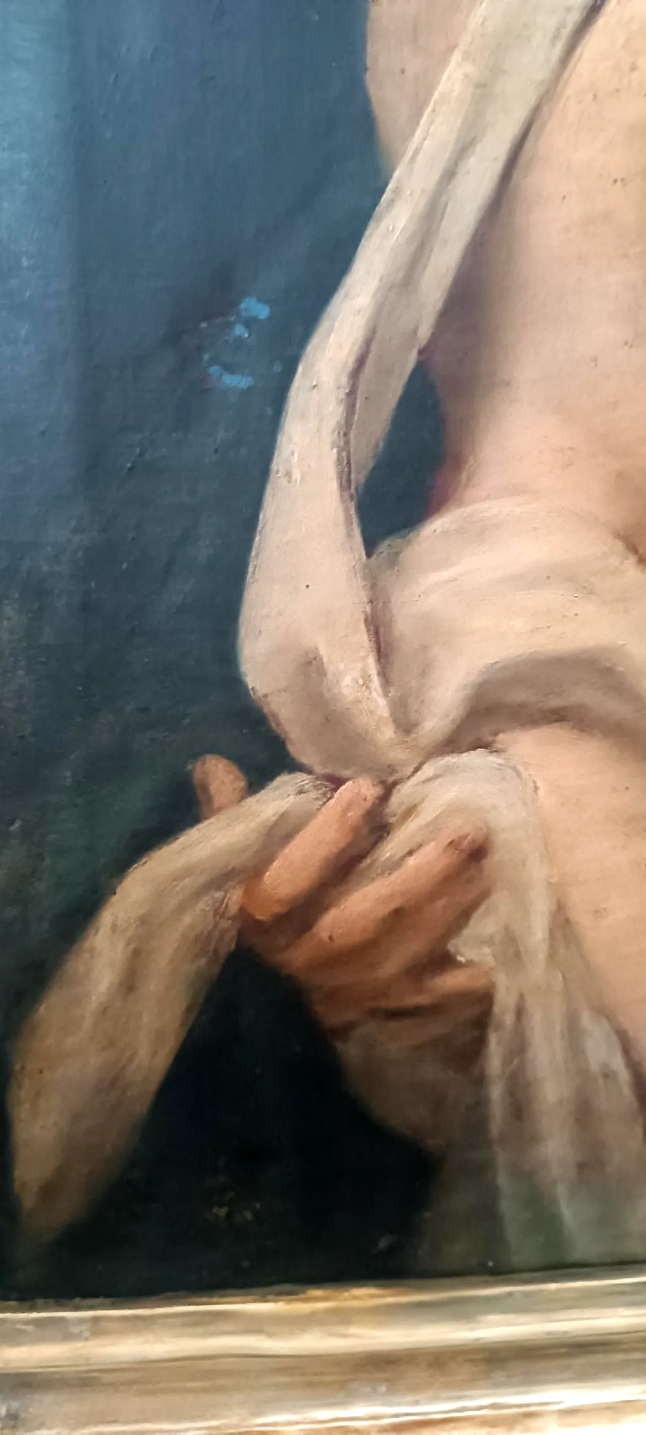 Virgin Mary with Child, oil on canvas, 18th century 12